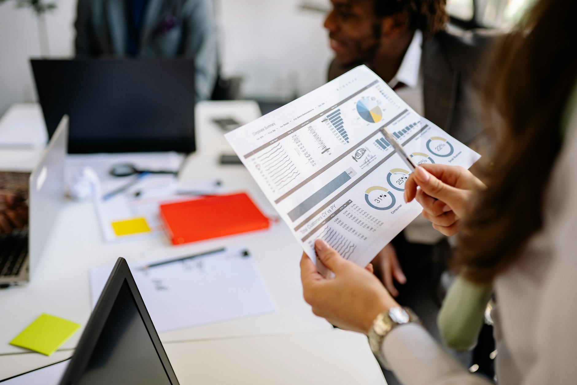 Réunion stratégique valorisation entreprise et report imposition article 150-0 B ter